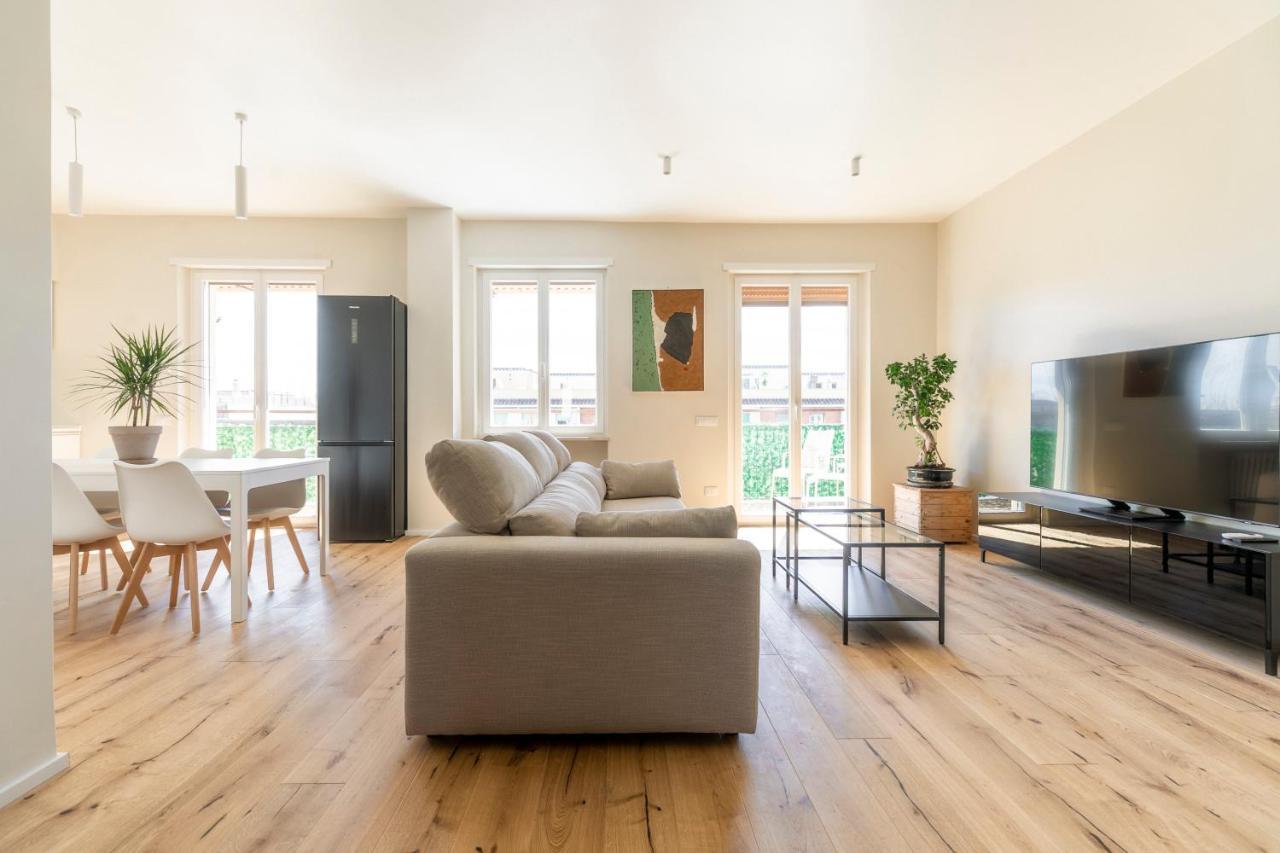 La Dolce Vita - Sunny Penthouse Trastevere Station 100Sqm Řím Exteriér fotografie